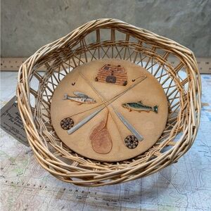 Bread warming basket Fishing-Themed Handmade